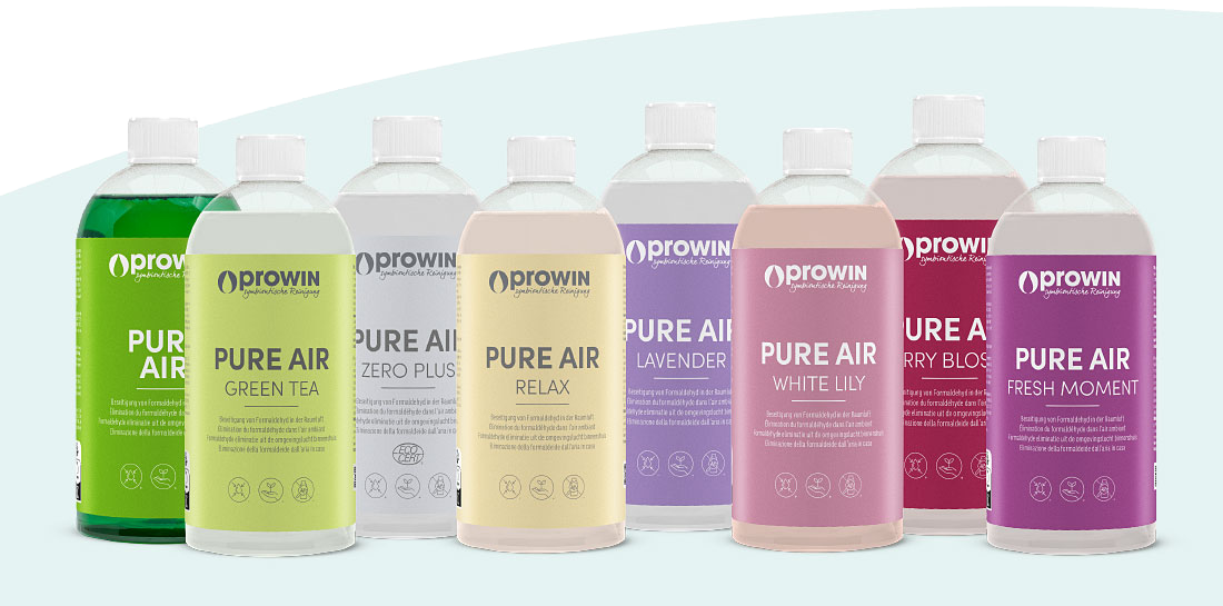 Le 8 fragranze di proWIN PURE AIR
