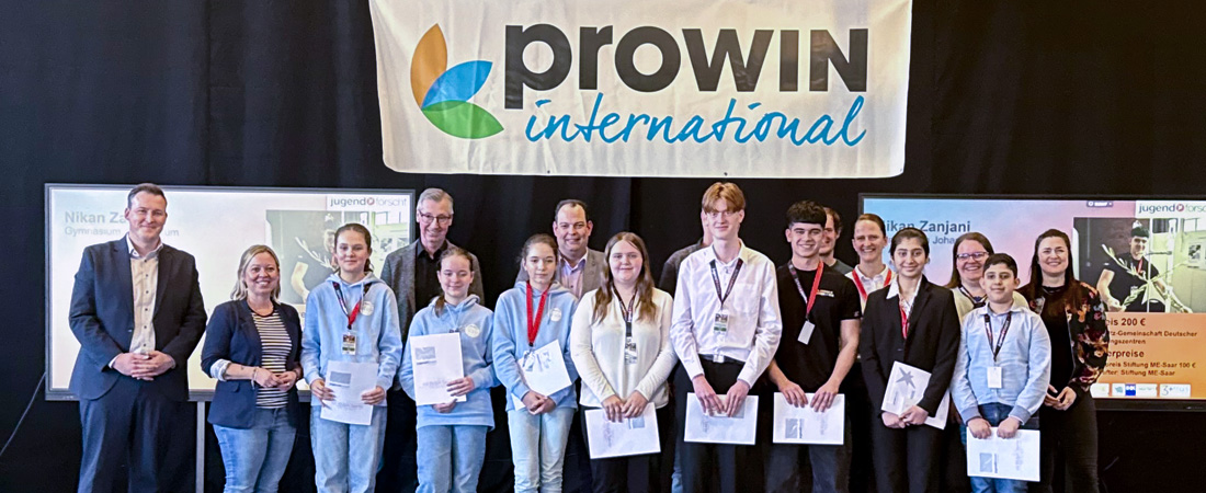 Cerimonia di premiazione del concorso regionale “Jugend forscht 2026” con i talenti STEM di domani.